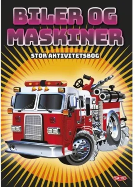 Tactic Biler og maskiner stor aktivitersbog (96s)